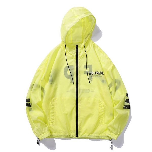 

urban men's spring, summer and autumn hooded loose letter printing sunscreen clothes hoodies & sweatshirts, Black