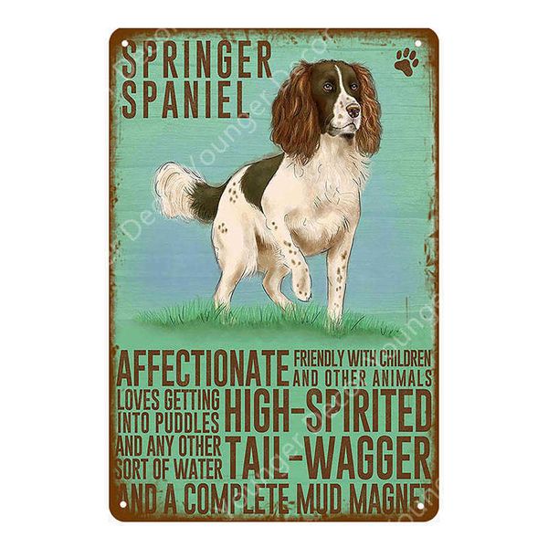 

animal dog cat vintage metal poster home decor retro tin sign for pub bar club decorative plate poodle wall plaque