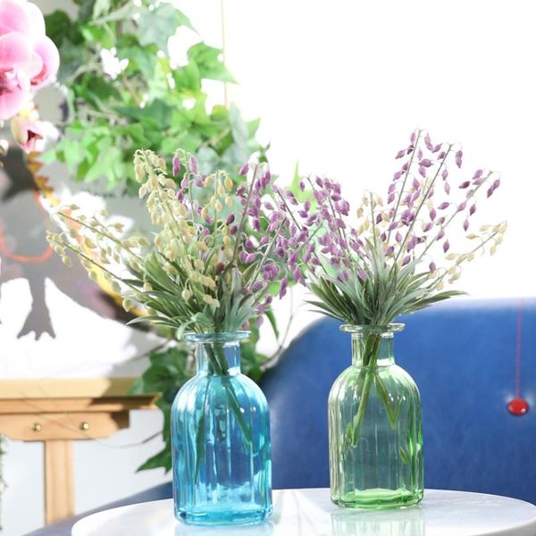 

decorative flowers & wreaths artificial pastoral style bean fruit flower real touch latex fake home decor