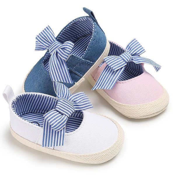 

first walkers 0-18m cute baby girl princess bowknot crib shoes soft sole prewalker infant kids walker children