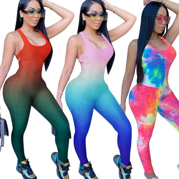 

women's jumpsuits & rompers bandage women jumpsuit sleeveless skinny pencil bodycon ladies overalls, Black;white