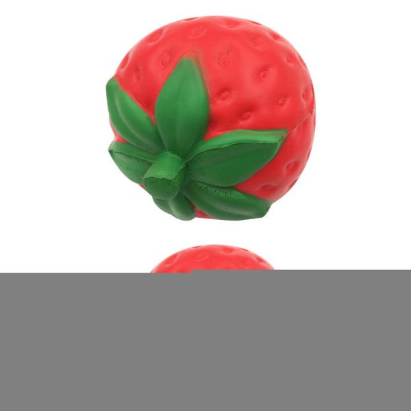 

party decoration 2pcs simulated strawberry models fruit slow recovery toys