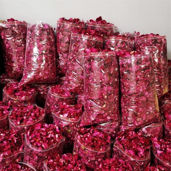 

25g/50g/100g/500g diy dried rose flower petal wedding party pure natural plant home decoration beauty bathing soaking fee decorative flowers