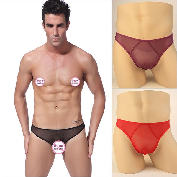 

underpants the high-quality goods esibibi t-pants men's fun underwear thong m106, Black;white