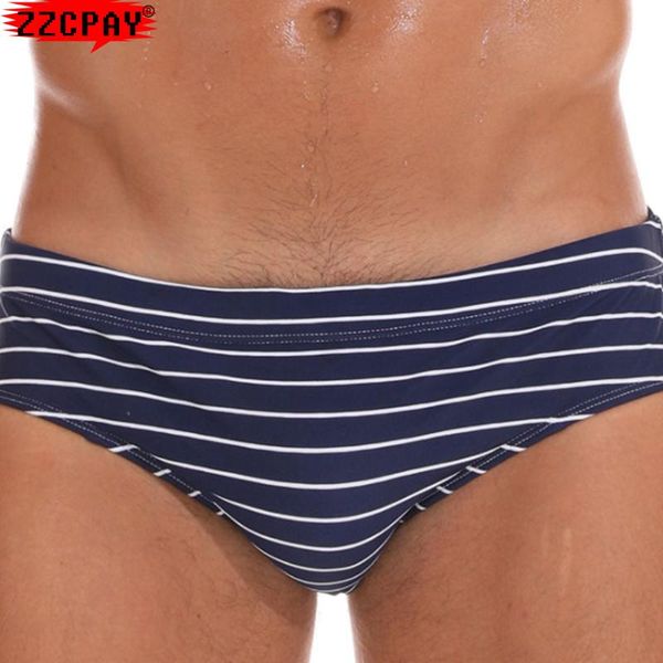 

men's brief with pad underwear water sports low waist swimwear male swimsuit summer swimming trunks two-piece suits