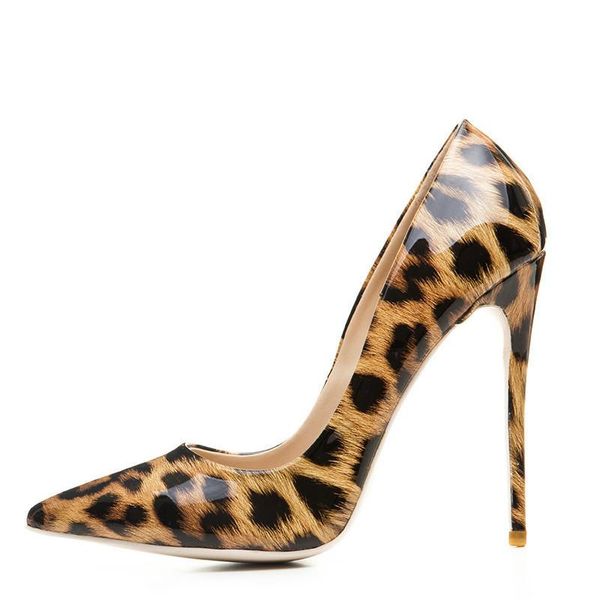 

dress shoes yechne stiletto woman luipaard 12 cm ultra high heels plus size 33-43 fashion party bruiloft pumps retrieve, Black