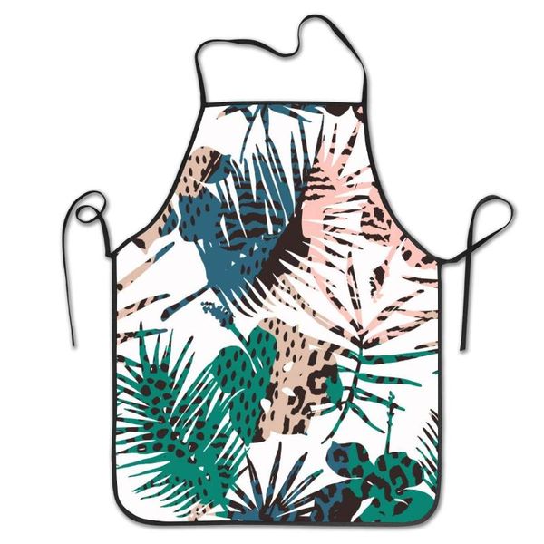 

palm, animal prints cooking kitchen baking gardening haircut cute apron funny bib aprons for women men chef