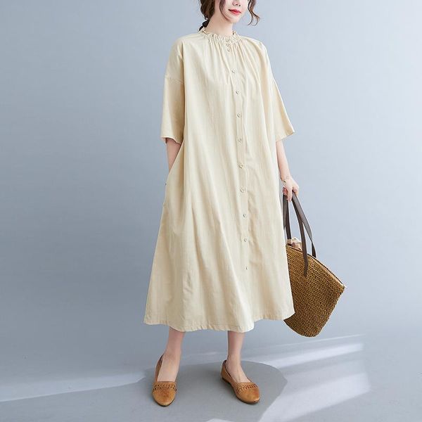 

arrive summer maternity dress woman casual loose version large size dresses pregnant md-02995, White