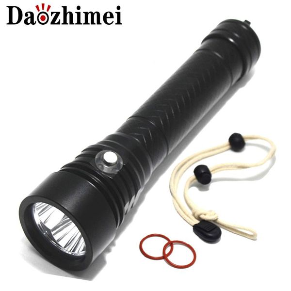 

flashlights torches 6000lm 3xxm-l2 led diving 100m underwater light 4-modes 26650 deep sea lantern torch