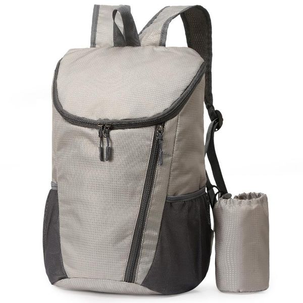 

men women 20l lightweight folding backpack water repellent bag for cycling camping climbing hiking traveling waterproof bags outdoor