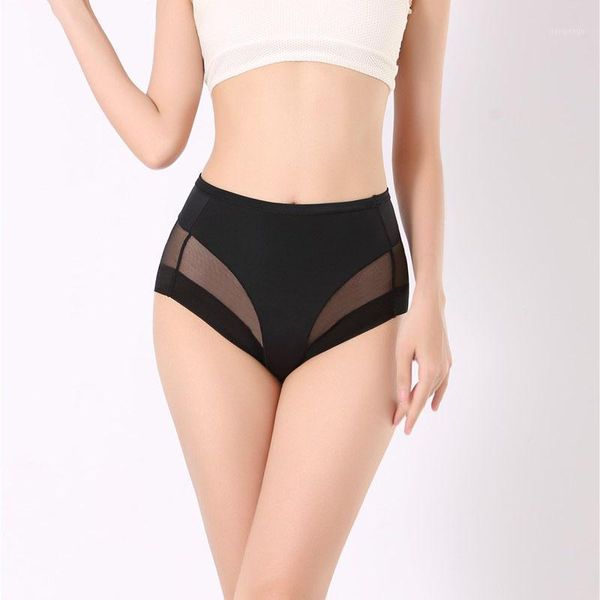 

women's panties women boyshorts body shaping female pants high elastic control briefs seamless breathable mesh intimates, Black;pink