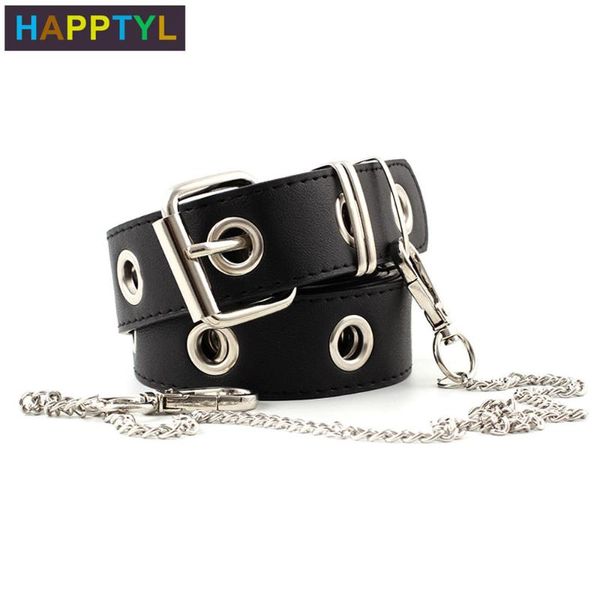 

belts happtyl 1pcs hole pu leather waist girls lady women fashion style lengthen, Black;brown