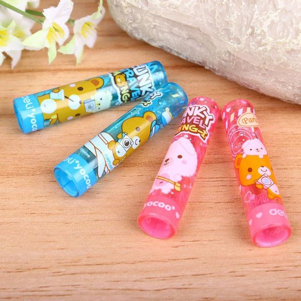 

refills deli lovely 6 pcs/lot cute kawaii pencil cap cartoon pig bear er for pen kids gift office school supplies student papeterie, Black;red