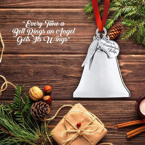 

christmas decorations memorial angel tree ornaments decoration party family holiday hanging sign commemorative decor