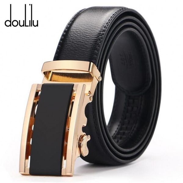 

men's belts luxury automatic buckle genune leather designer strap black brown for mens waist belt designers brand high quality