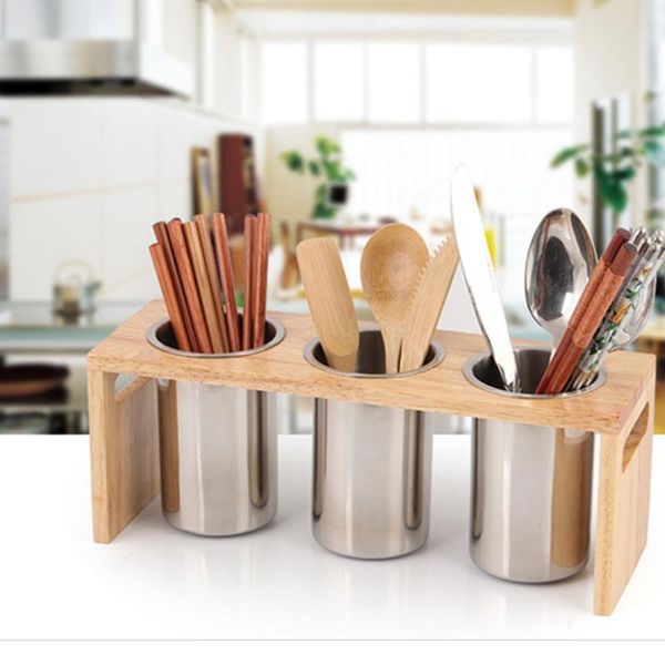 

hooks & rails tools durable multifunction flatware organizer stainless steel easy to clean storage cutlery holder breathable drain with base