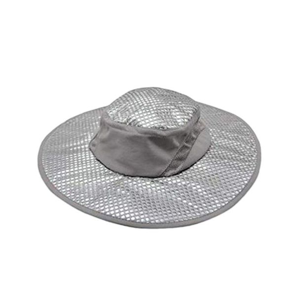 

cloches cooling hat, sun summer outdoor protection air conditioning cap, Blue;gray