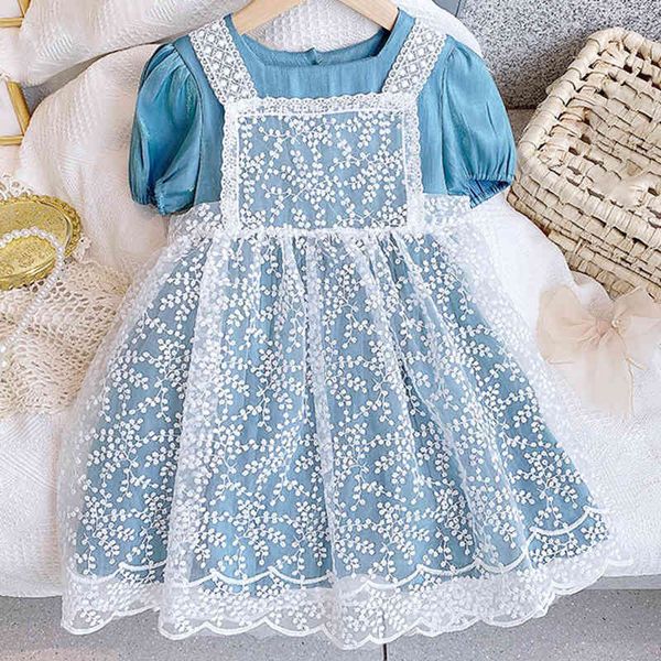 

girl's dresses summer suit princess clothing sets lace sling +solid color 2pcs kids clothes girl g20f, Red;yellow