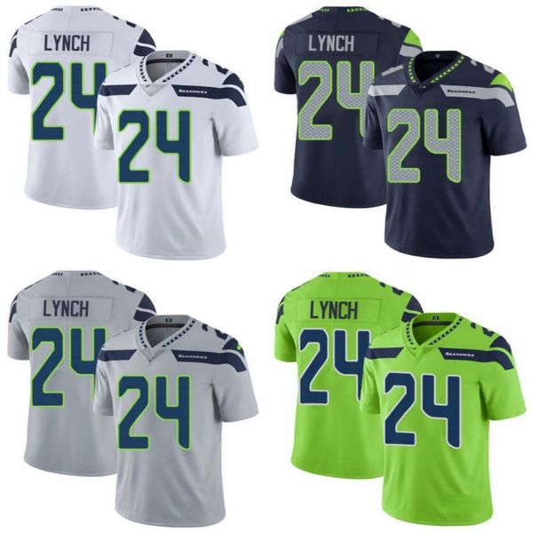

seattle seahawks men #24 marshawn lynch women youth jersey, Black;red