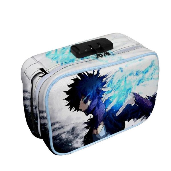 

cosmetic bags & cases my here academia oxford cloth fashion 3d portable cosmeticÂ bagÂ combination lock package for women casual
