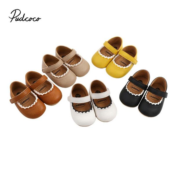 

born princess baby girls shoes, toddler prewalker with hook loop hard outsole (white, brown, black, papayawhip, lemon yellow) first walkers