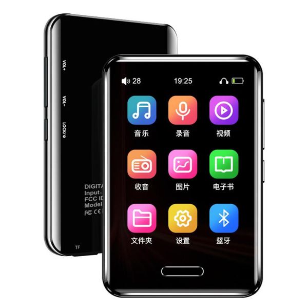 

player with bluetooth 4.2 music 2.8 inch touch screen student walkman card mp4 voice recorder video play mp3 & players