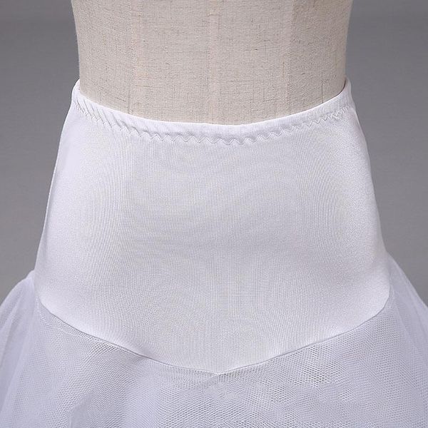 

skirts ly 1 hoop 2 tier voile bridal wedding crinoline petticoat bride underskirt gauze skirt, Black
