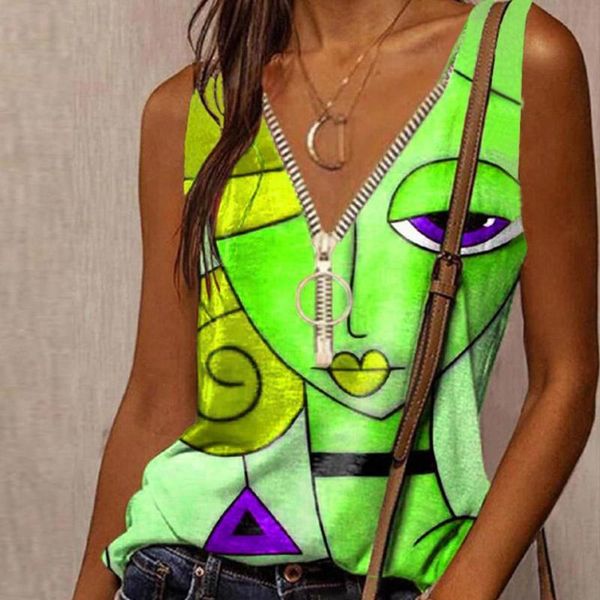 

women's tanks & camis women oversized x-5xl t shirt sleeveless summer casual crop tank pullover shirts y2k t-shirts elegant graphic to, White