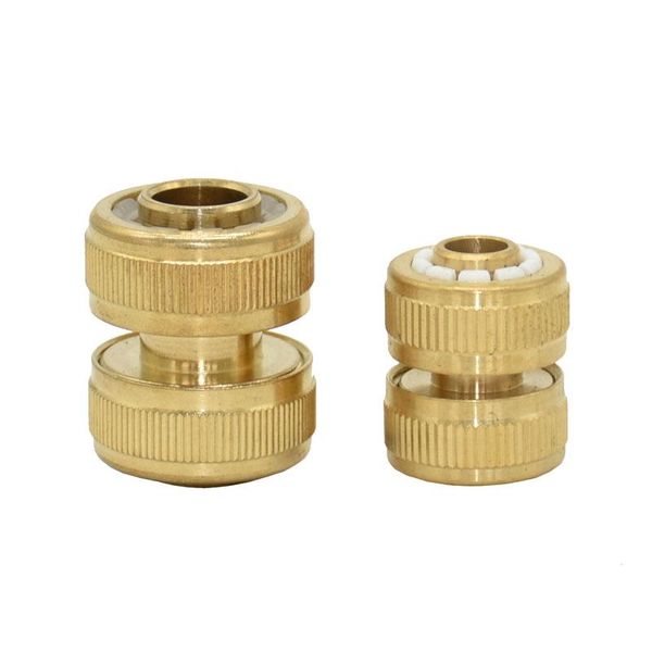 

watering equipments brass 1/2" 3/4" garden hose repair quick connector 16mm 20 copper irrigation for water 1pcs