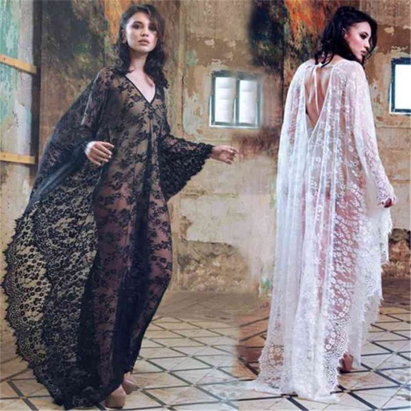 

lace beach cover up pareo wear swim suit cover-ups playa tunics for swimwear women dress #q673 210420, White;black