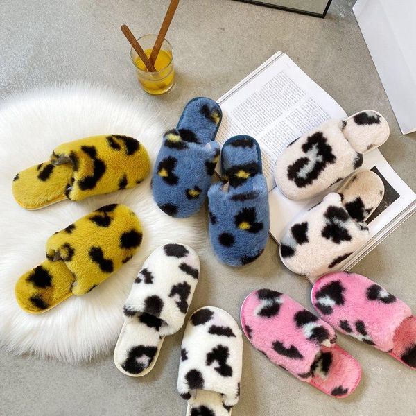 

winter warm slippers for woman shoes soft plush indoor home furry bedroom couple, Black