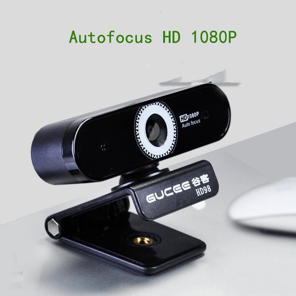 

webcams gucee hd98 webcam auto focus hd 1080p computer camera desknetwork live with microphone usb for anchor