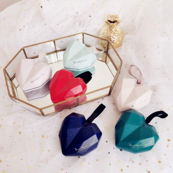 

gift wrap heart-shaped tinplate candy box valentine's day wedding party decoration present