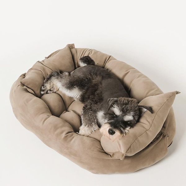 

kennels & pens multifunctional dog house cat bed super soft pet kennel cushion puppy kitten sleeping lounger sofa mat nest accessoreis