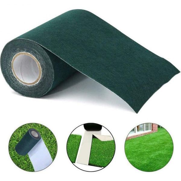 

decorative flowers & wreaths est diy artificial grass jointing self adhesive tape synthetic turf lawn carpet seaming mat garden tools