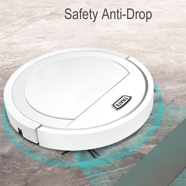 

robot vacuum cleaner 1800pa poweful suction 3in1 pet hair home dry wet mopping cleaning auto charge mini cleaners