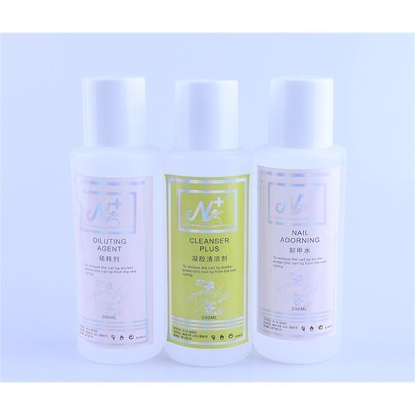 

gel remover, nail cleaner, polish diluent 200ml, no manicure.