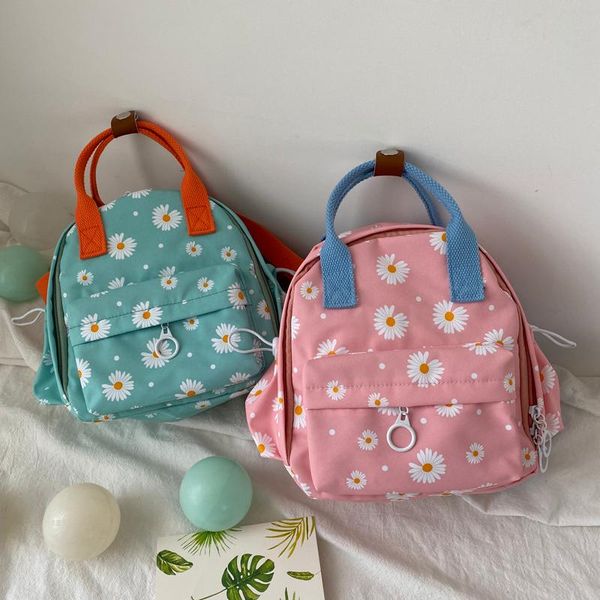 

school bags small kids multifunction bagpack children's daisy print cute backpacks girls outing lightweight mini