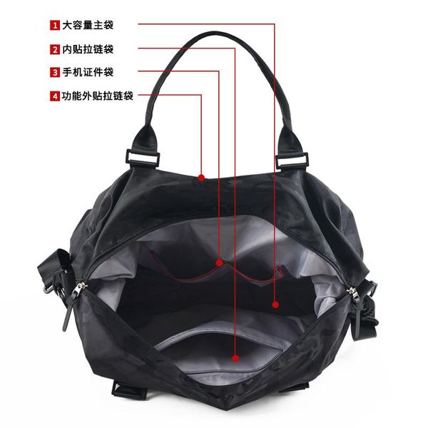 

duffel bags 2021 travel bag men's large capacity minimalist waterproof luggage folding storgage bag-gym
