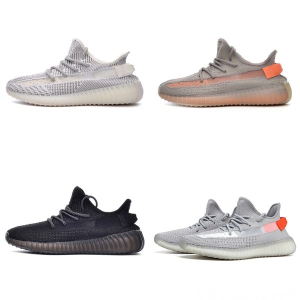 

1ulds with box kanye west asriel trainers azareth srphym inertia static mens lush shoes 350 running, Black