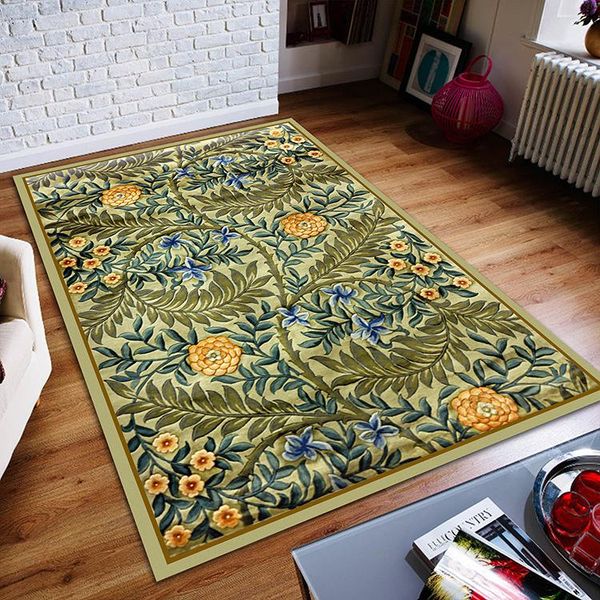 

carpets modern style floral carpet living room bedroom sofa children's anti-slip