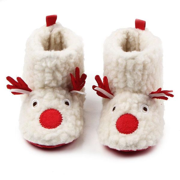 

first walkers baby winter boots infant toddler born elk cartoon shoes girls boys super keep warm snowfield booties boot