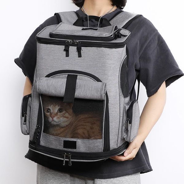

backpack cat bag dog foldable pet out portable breathable carrier accessories dogs travel bags