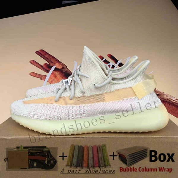 

men women static reflective running shoes kanye mens mono ice clay black desert sage earth cinder tail light bred zebra beluga ash blueafbp