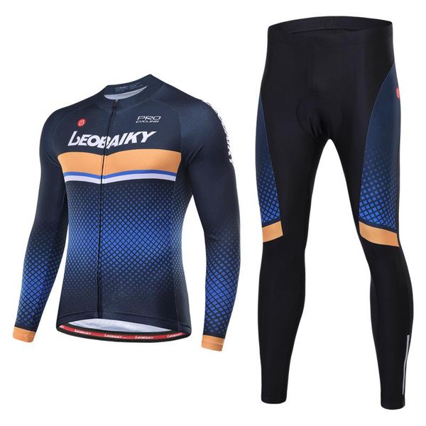 

racing sets est winter thermal fleece cycling jersey set men pro team bike clothing mtb bicycle sport cycle clothes long sleeves, Black;blue