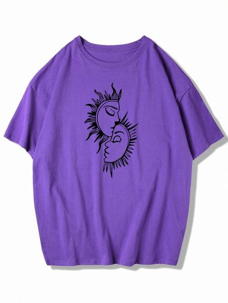 

romwe guys sun graphic tee y1vx#, White;black