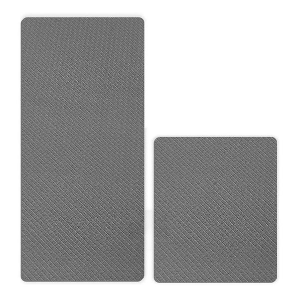 

carpets anti-fatigue kitchen mat & rug set of 2 cushioned non-slip waterproof floor mats, great for use in front sink