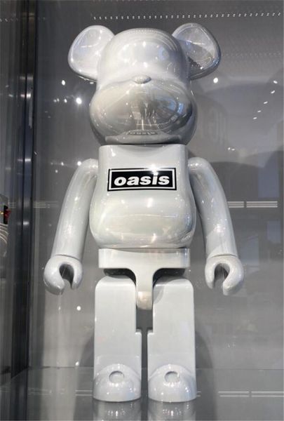 

400% 28cm bearbrick the abs the famous oasis band fashion bear chiaki figures toy for collectors be@rbrick art work model decoration toy