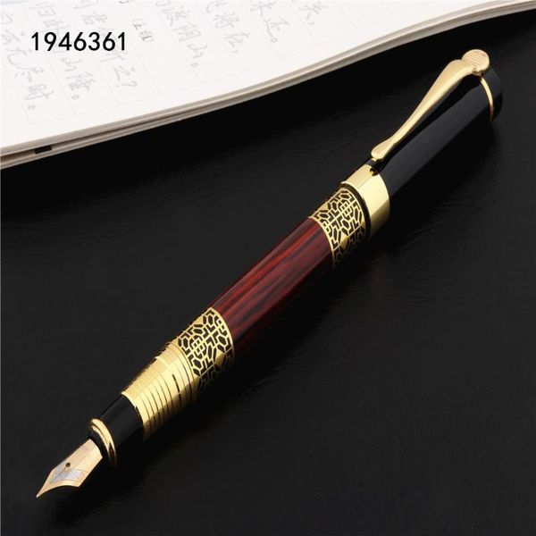 

530 golden carving mahogany business office school student supplies fountain pen ink gift pens