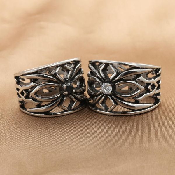 

wedding rings men's ring punk rock smooth 316l stainless steel signet for men hip hop party jewelry wholesale male anel, Slivery;golden